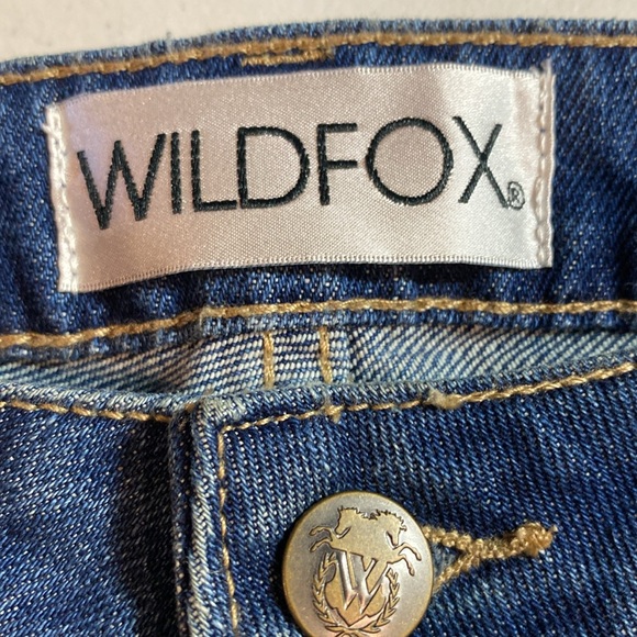 Wildfox Jeans Baggy Crop Paint Splattered  in Da Vinci SZ 26  NEW - Picture 4 of 12